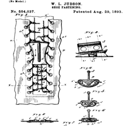 Judson improved shoe fasten